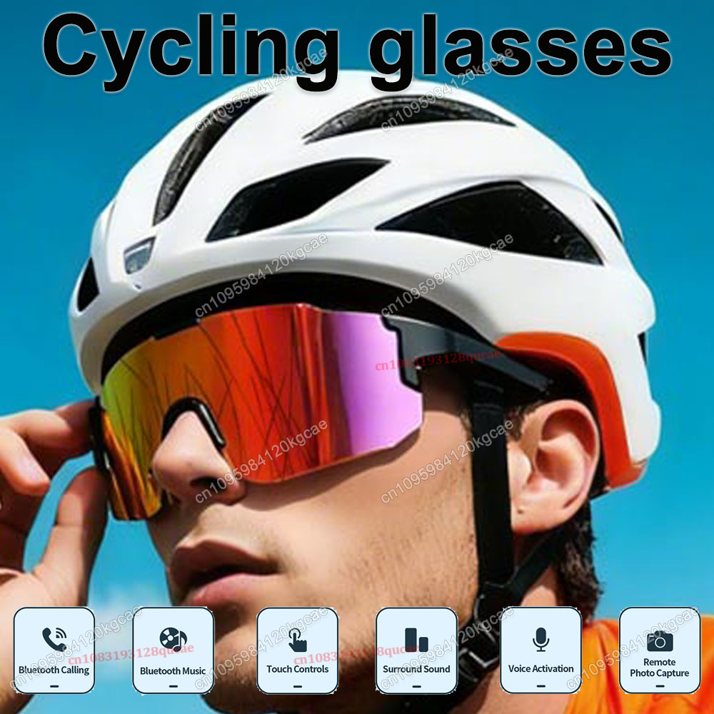 Outdoor Sport Activity - Inteligentne okulary rowerowe HD Bluetooth do