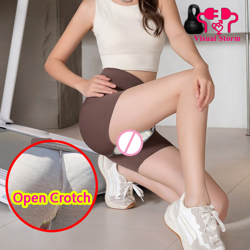 Outdoor Sport Club - Kobieta spodnie z otwartym krokiem i