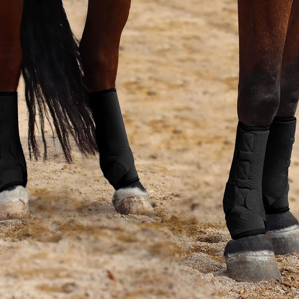 Brushing Boot Horse - 4 szt./zestaw Kolorowe ochraniacze na nogi
