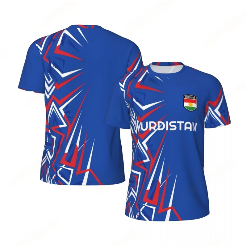 Outdoor Sport Club - Koszulka męska KURDISTAN z nadrukiem 3D,