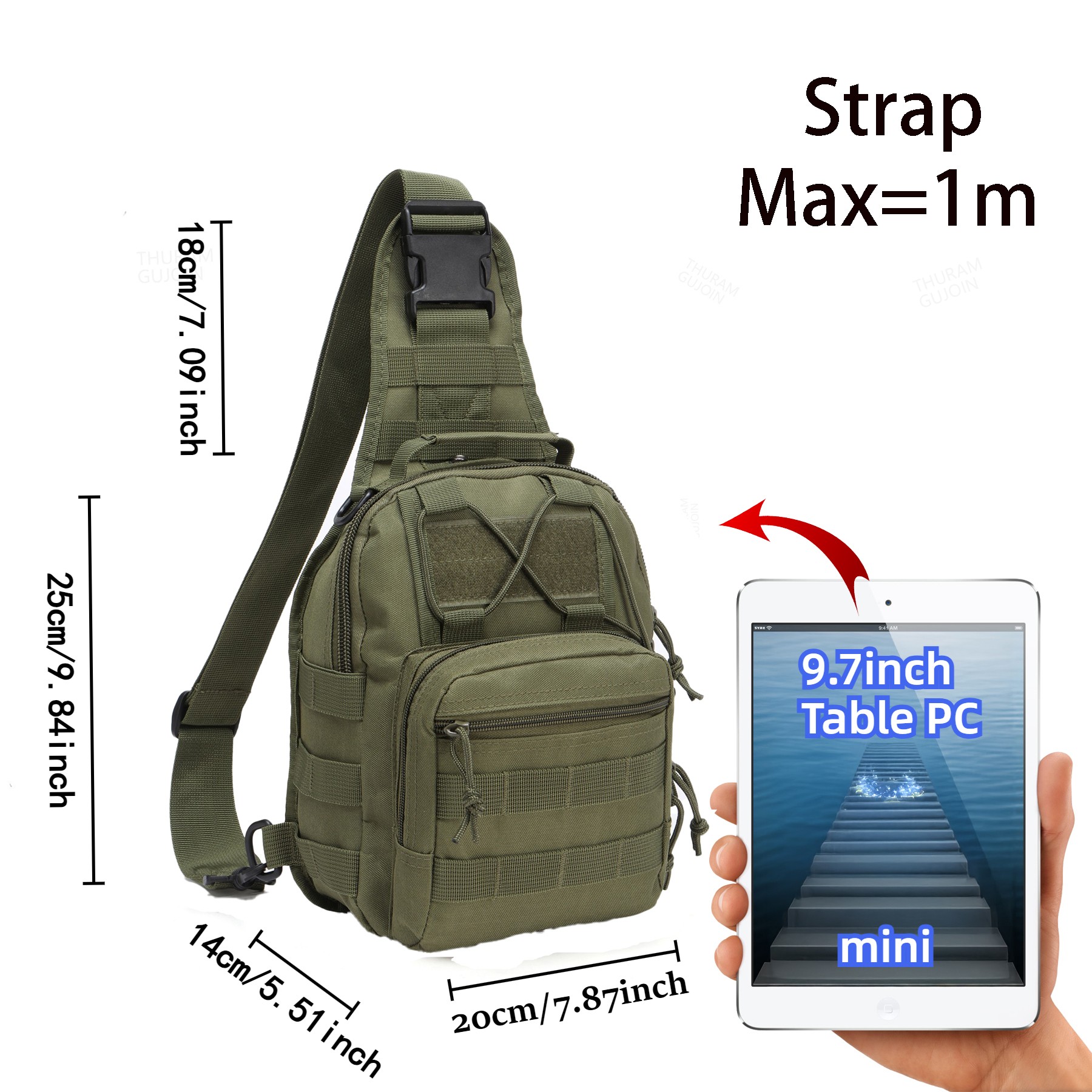 THURAM Outdoor Tactical Bag Ba – Outdoor Sport Backpack recenzja i cena