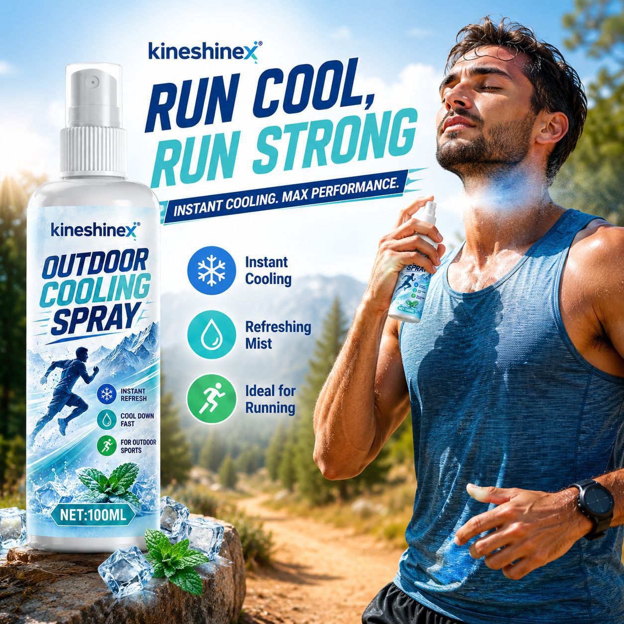 Spray chłodzący do użytku na z – Outdoor Sport Activity recenzja i cena