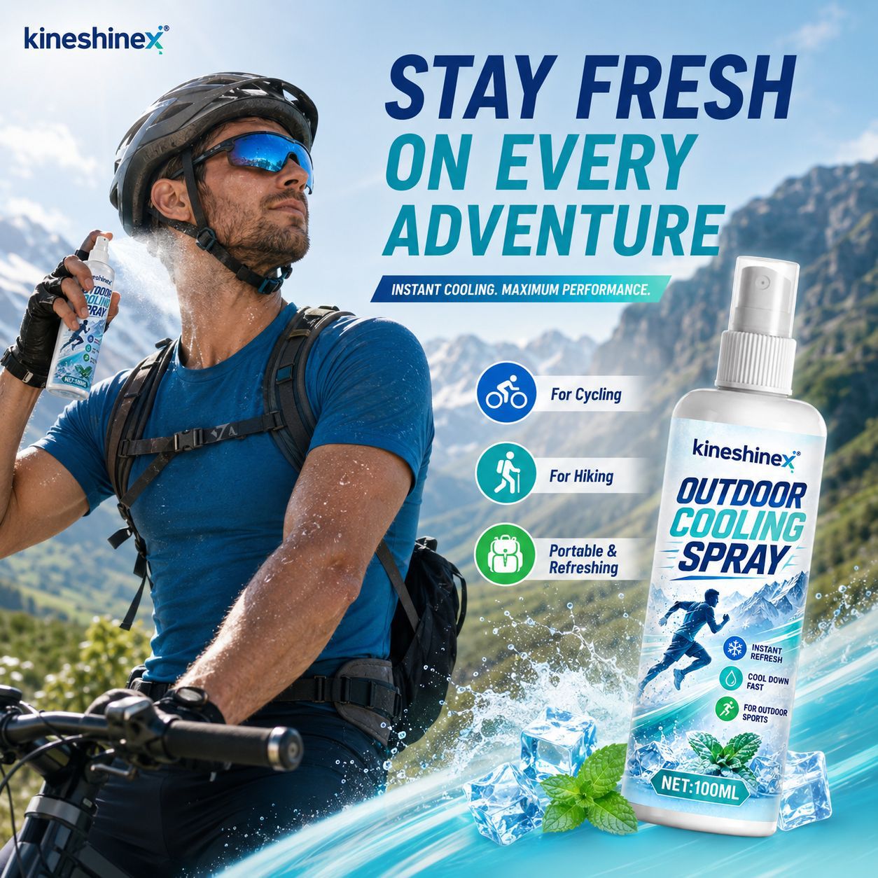 Spray chłodzący do użytku na z – Outdoor Sport Activity recenzja i cena