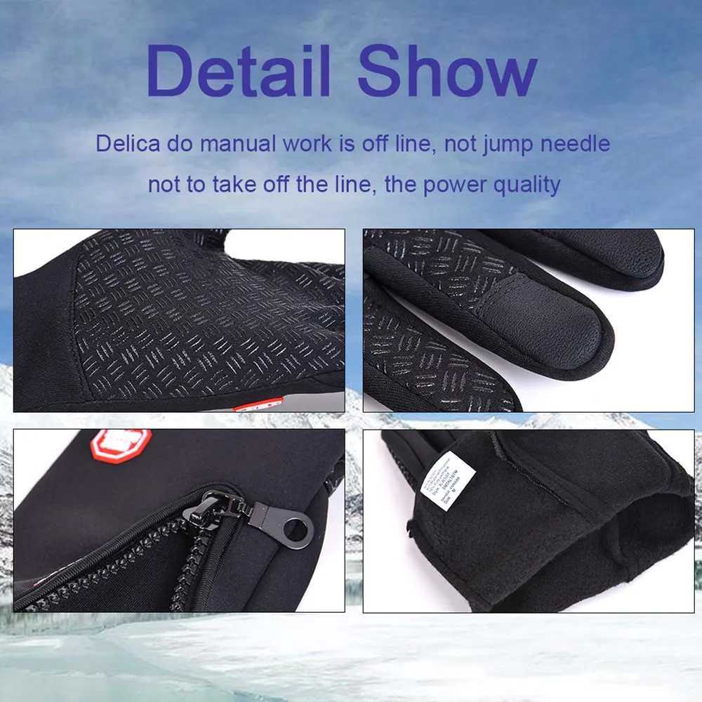 Męskie Damskie Zimowe Rękawice – Outdoor Sport Gloves recenzja i cena