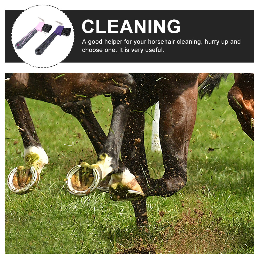 2 szt. Szczotka do pazurów kon – Brushing Boot Horse recenzja i cena