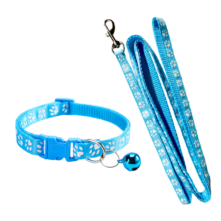 Smycz dla psa z nadrukiem łapy – Headcollar Rope Set recenzja i cena