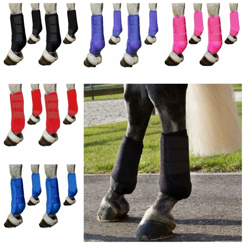 4 szt./zestaw Kolorowe sportow – Brushing Boot Horse recenzja i cena